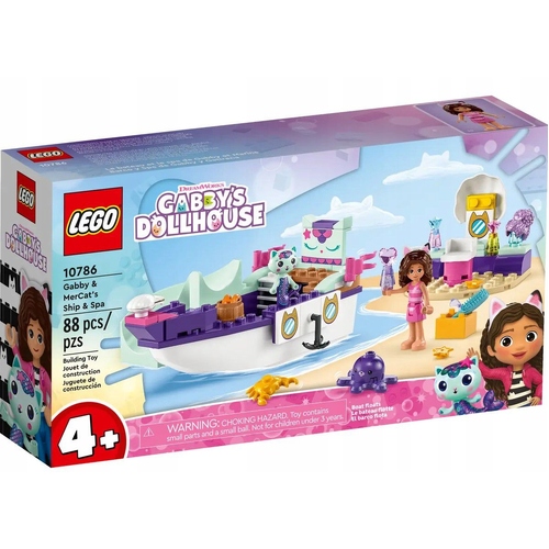 LEGO Gabby's Dollhouse Gabby & MerCat's Ship & Spa 10786