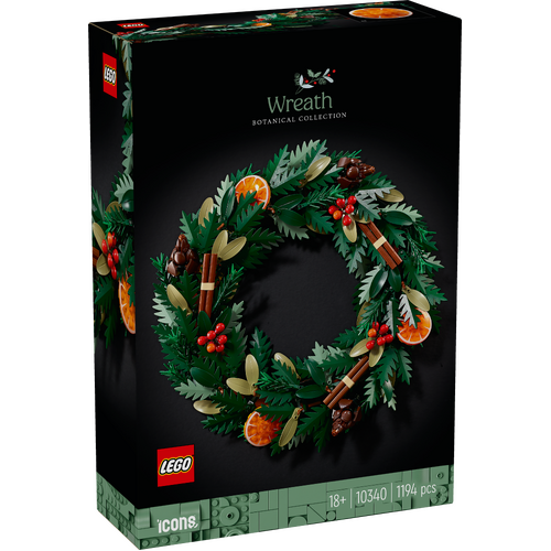 LEGO ICONS Botanical Collection Wreath 10340