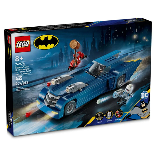 LEGO DC Super Heroes Batman with the Batmobile vs. Harley Quinn and Mr Freeze 76274