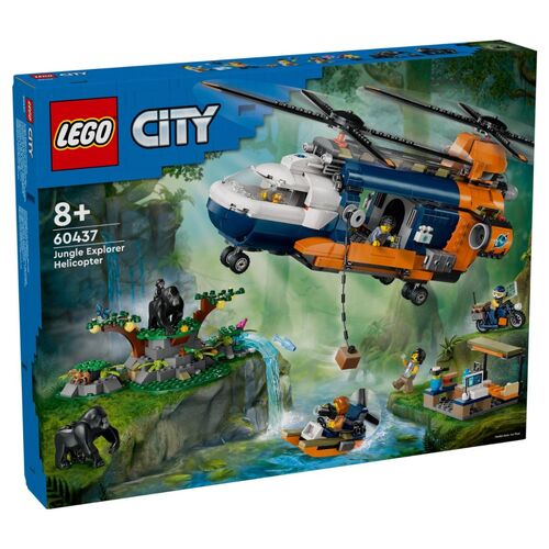 LEGO City Jungle Explorer Helicopter at Base Camp 60437