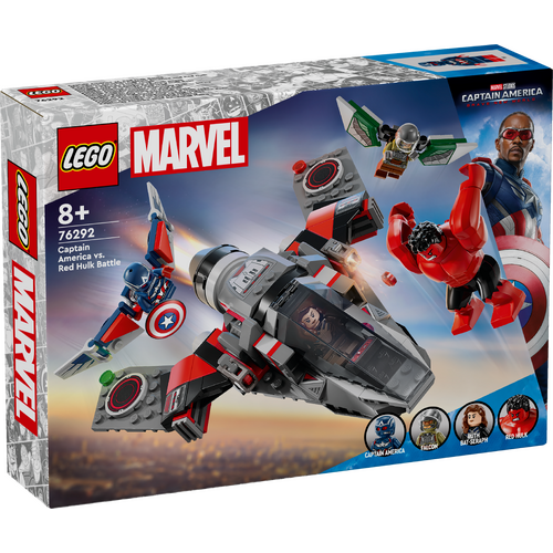 LEGO Marvel Captain America vs. Red Hulk Battle 76292