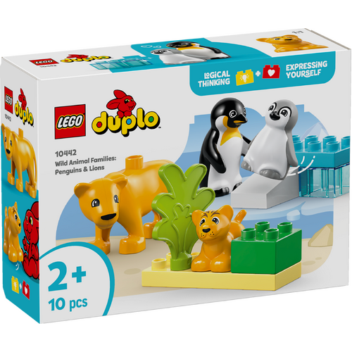 LEGO DUPLO Wild Animal Families: Penguins & Lions 10442