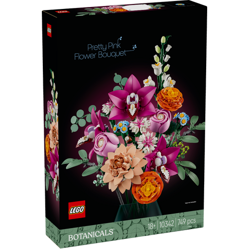 LEGO Botanicals Pretty Pink Flower Bouquet 10342