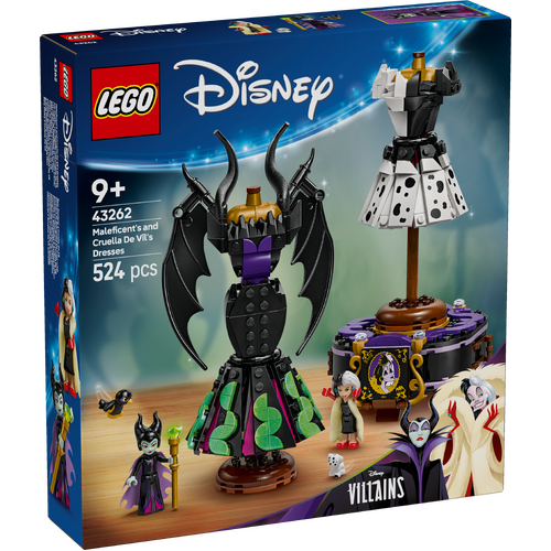 LEGO Disney Maleficent's and Cruella De Vil's Dresses 43262