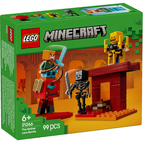 LEGO Minecraft The Nether Lava Battle 21266