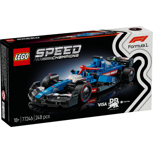 LEGO Speed Champions Visa Cash App RB VCARB 01 F1 Race Car 77246