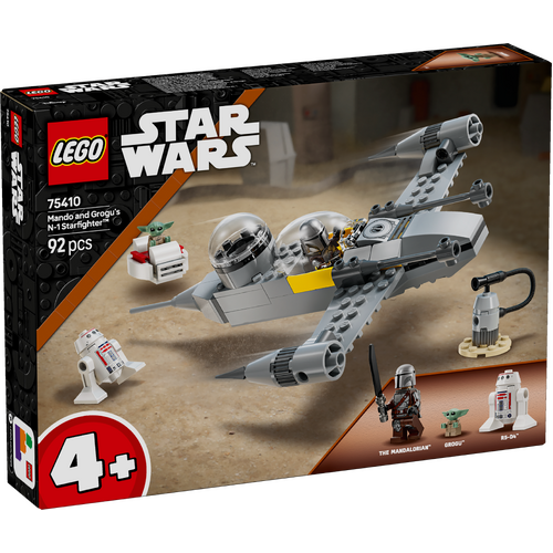 LEGO Star Wars Mando and Grogu's N-1 Starfighter 75410