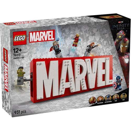 LEGO MARVEL Logo & Minifigures 76313