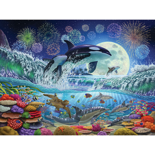 RGS Orca in Moonlight 500pc Jigsaw Puzzle RGS7275