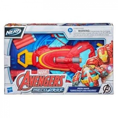 Hasbro Marvel Avengers Nerf Mech Strike Gauntlet IRON MAN F0266