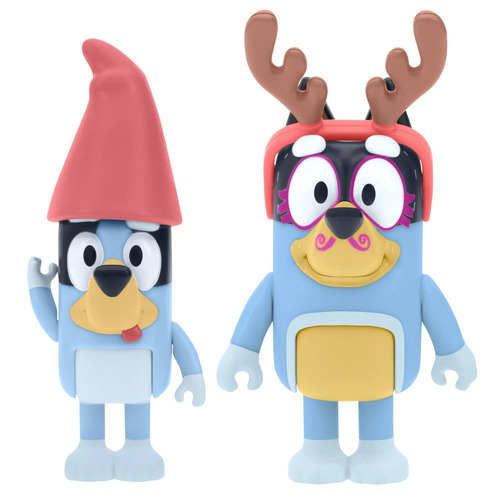 Bluey School Friends Bluey & Bandit (Dad) Figurine 2 Pack 17341