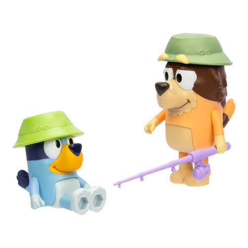 Bluey Series 11 Figurine 2 Pack - Fishing with Grandad 17650