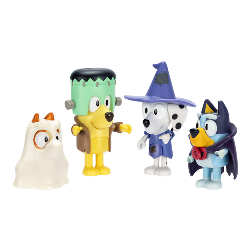 Bluey Series 11 Figurine 4 Pack - Halloween 17655