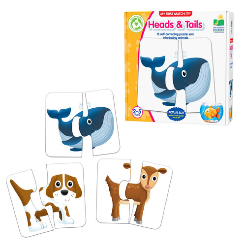 The Learning Journey My First Match It! Heads & Tails Puzzle 115251