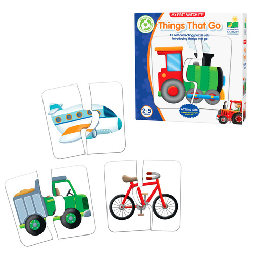 The Learning Journey My First Match It! Things That Go Puzzle 115268