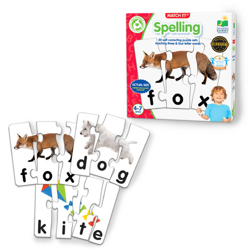 The Learning Journey Match It! Spelling Puzzle Set 119648