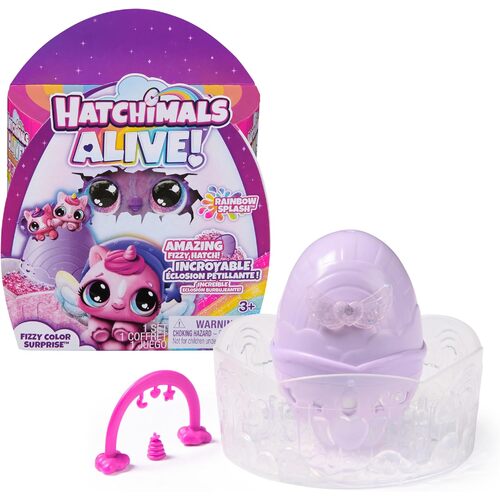 Hatchimals Alive! Rainbow Splash Fizzy Colour Surprise Toy SM6069778