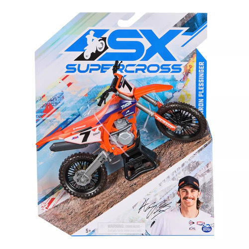 SX Supercross Aaron Plessinger #7 1:10 Scale Motorbike 6964