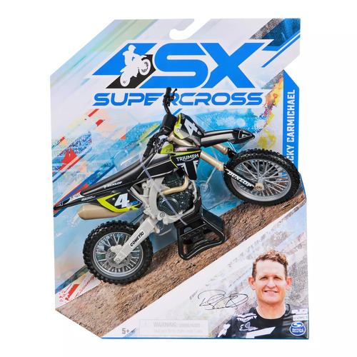 SX Supercross Ricky Carmichael #4 1:10 Scale Motorbike 6964