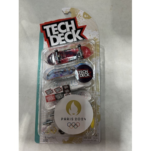 Tech Deck Paris 2024 Olympics Competition Legends 96mm 4 Board Pack SM6028815