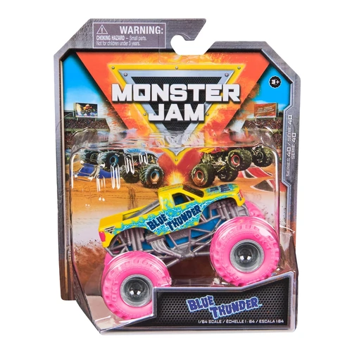 Monster Jam Series 40 Blue Thunder 1:64 Scale Toy Truck SM6044941