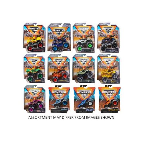 Monster Jam True Metal Series 6 Diecast Toy Truck Assorted; One Supplied (Styles May Vary) SM6061233