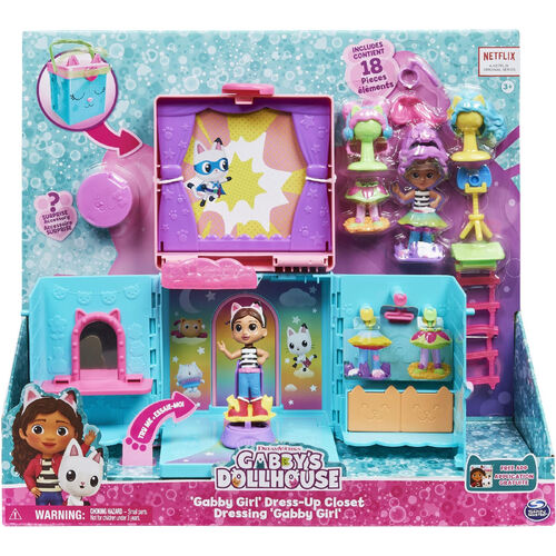 Gabby's Dollhouse 'Gabby Girl' Dress-Up Closet Playset SM6064172