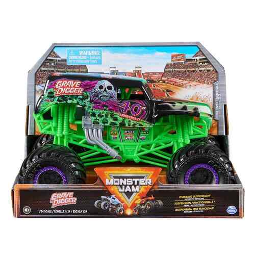 Monster Jam Grave Digger 1:24 Scale Toy Truck SM6056371