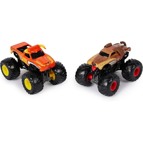 Monster Jam El Toro Loco vs. Monster Mutt 1:64 Scale Diecast Truck 2pk SM6064128