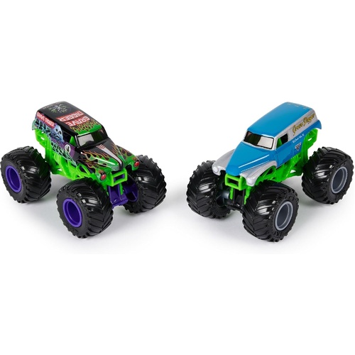 Monster Jam Grave Digger vs. Grave Digger The Legend 1:64 Scale Diecast Trucks 2pk SM6064128