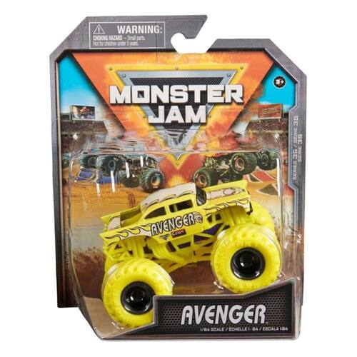 Monster Jam Series 35 Over Charged Avenger 1:64 Scale Diecast Toy Truck SM6044941