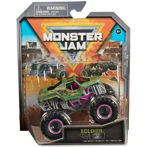 Monster Jam Series 35 Danger Divas Soldier Fortune 1:64 Scale Toy Truck SM6044941