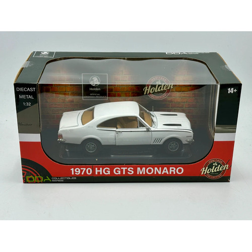 DDA White 1970 HG GTS Monaro 1:32 Scale Diecast Vehicle DDA32840W