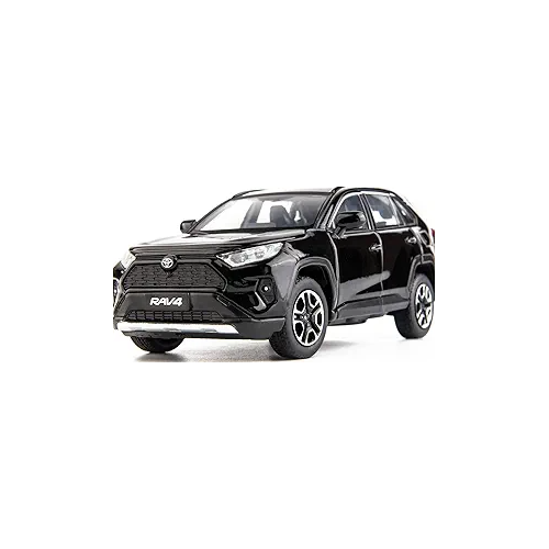 DDA Toyota RAV4 1:24 Scale diecast metal with lights & sounds BLACK DDA124001