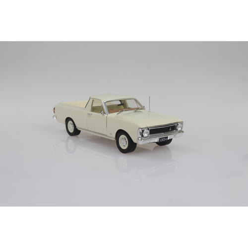 DDA White 1969 XW Ford Falcon Ute 6 Cyclinder 1:24 Scale Diecast Model DDA2487