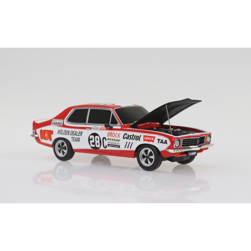 DDA Spectra Rides 28C LJ Torana 1972 Bathurst Winner 1:24 Scale Light Up Vehicle DDALU-R02