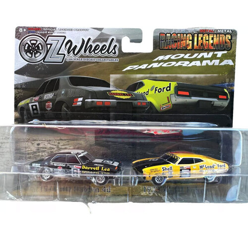 OZ Wheels Racing Legends '74 HQ Holden 4d & '73 XA GT Falcon 1:64 Scale