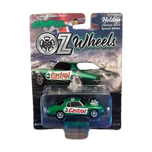 OZ Wheels Castrol Hanful Holden HQ Monaro 1:64 Scale Diecast Car OZ64-2-HanfulC