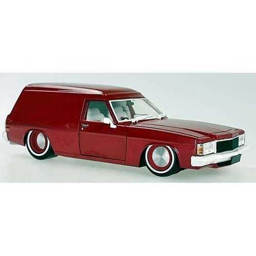 DDA 1975 HJ Holden Slammed Wine Berry Panelvan 1:24 Scale Diecast Vehicle DDA502