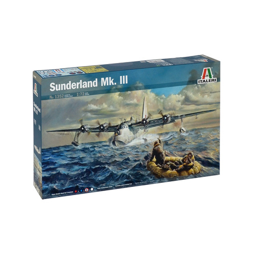 Italeri Sunderland Mk.III 1:72 Scale Model Kit 1352