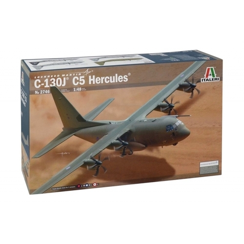 Italeri Lockheed Martin C-130J C5 Hercules No 2746 1:48 Scale Model Kit 2746S