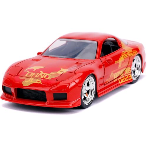 Fast & Furious Jada Orange 1993 JLS Mazda RX-7 1:32 Scale Diecast Vehicle 31442