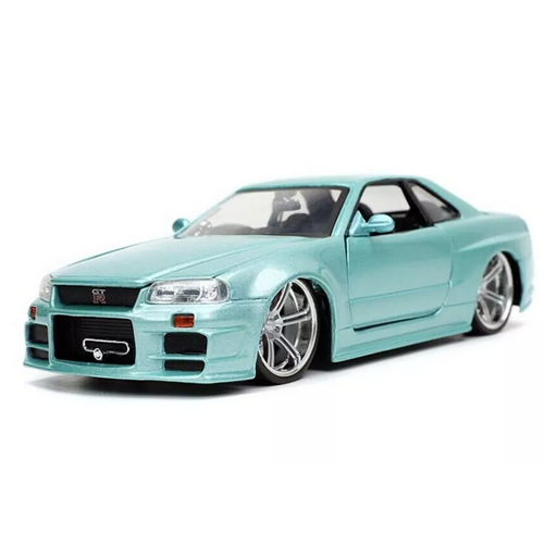 Jada Fast & Furious Brian's Nissan Skyline GT-R R34 1:24 Scale Diecast Vehicle 32608