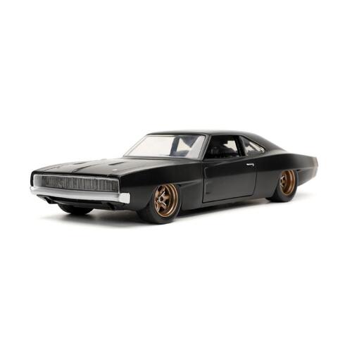 Fast & Furious Jada 1968 Dom's Dodge Charger Widebody Diecast 1:24 scale - Matte Black 32614