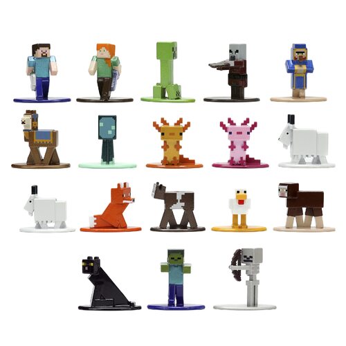 Jada Minecraft Caves & Cliffs Nano MetalFigs 18pk 33783