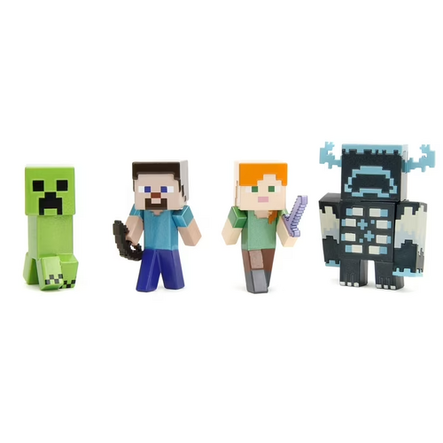 Jada Minecraft 2.5" MetalFigs 4pk 34337