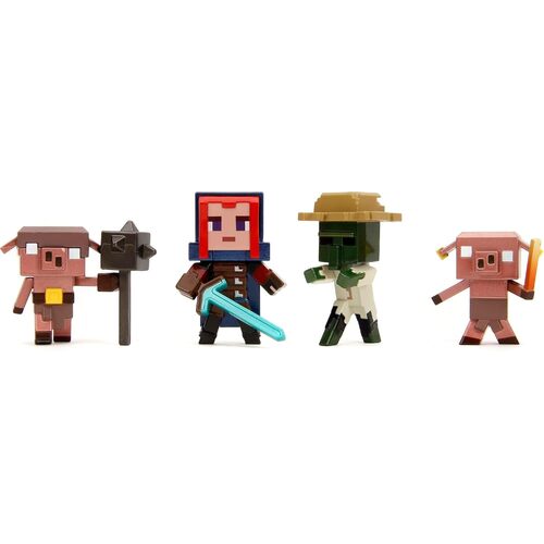 Jada Minecraft Legends 2.5" MetalFigs 4pk 34935