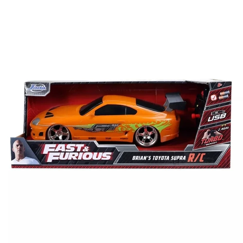 Fast & Furious R/C Brian's Toyota Supra (Orange) 1:16 Scale 97582