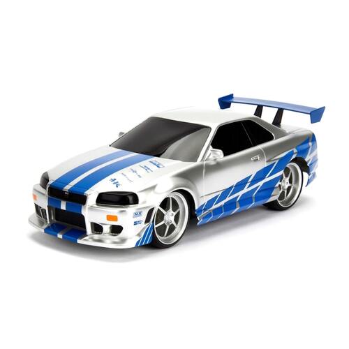 Fast & Furious R/C Brians Nissan Skyline GT-R (BNR34) 1:16 Scale 99370