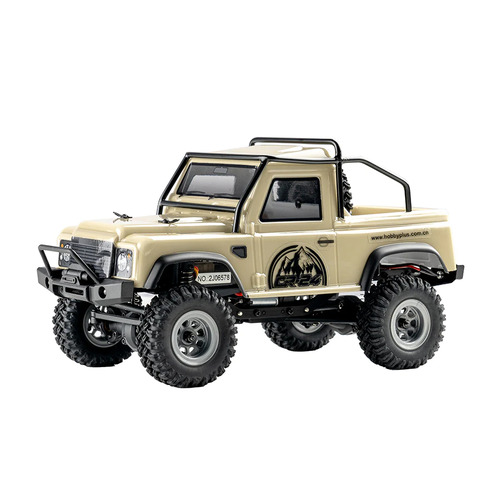 Hobby Plus 1:24 Scale R/C Defender RTR Crawler - Tan